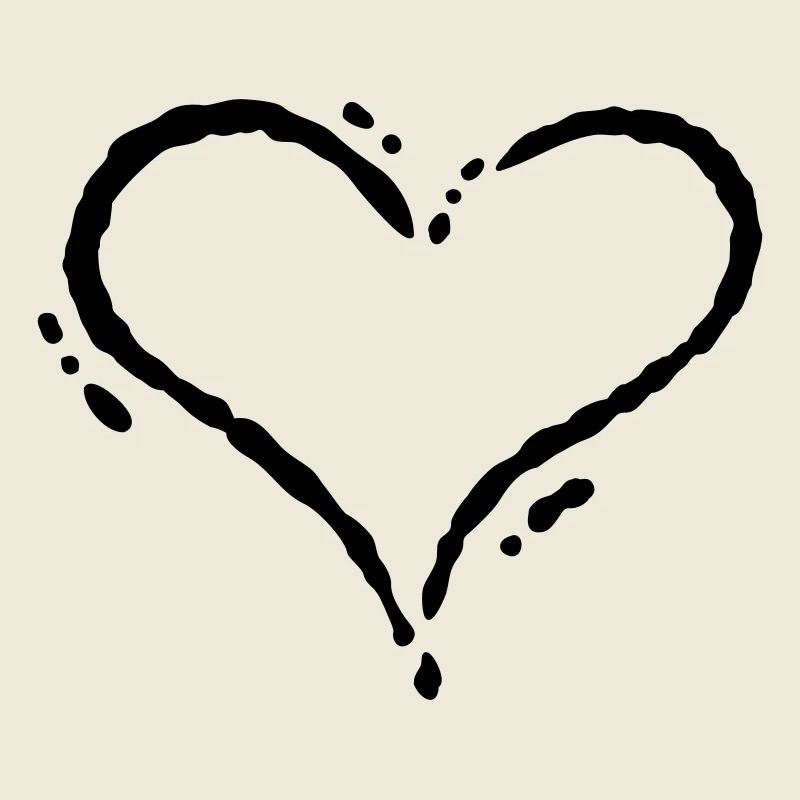 Herz - Scribble (Zeichnung)