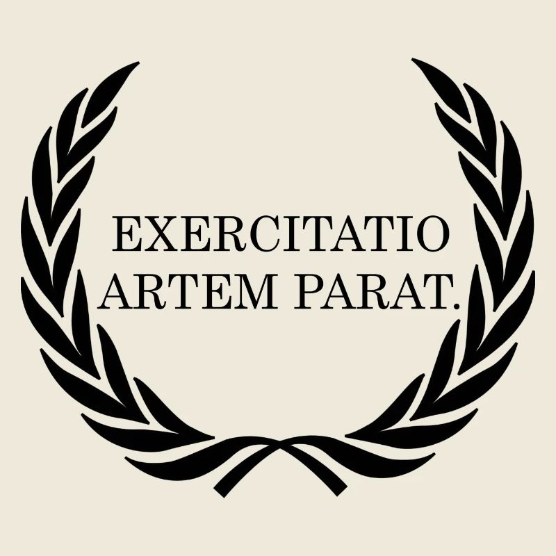 la pratique rend le maître latin noir