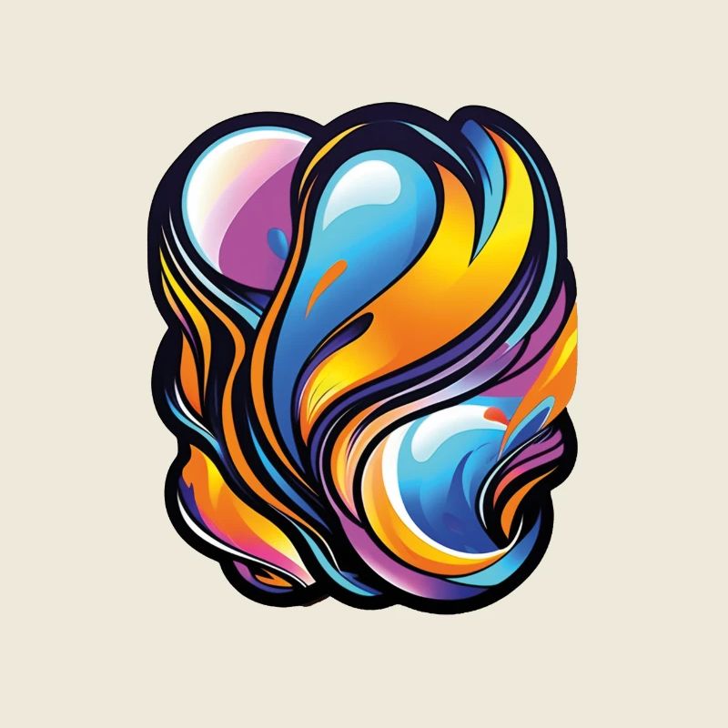 Expression créative : des vagues d’inspiration colorées