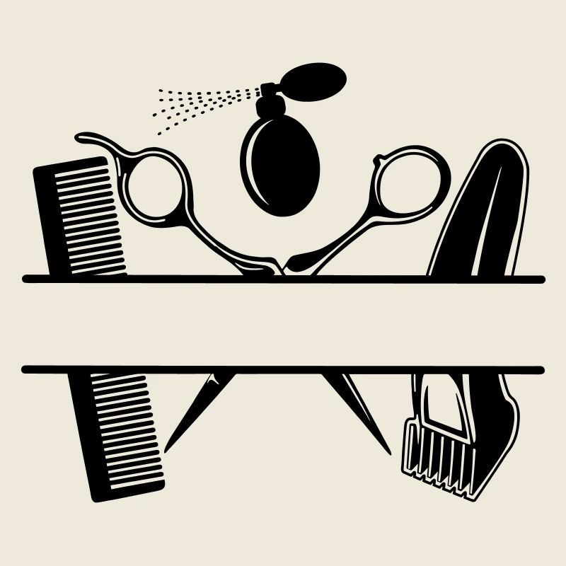 Friseur-Attribut-Text-Banner