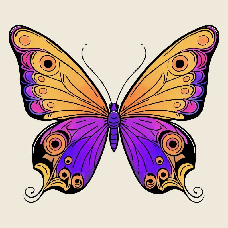 Papillon Multicolore