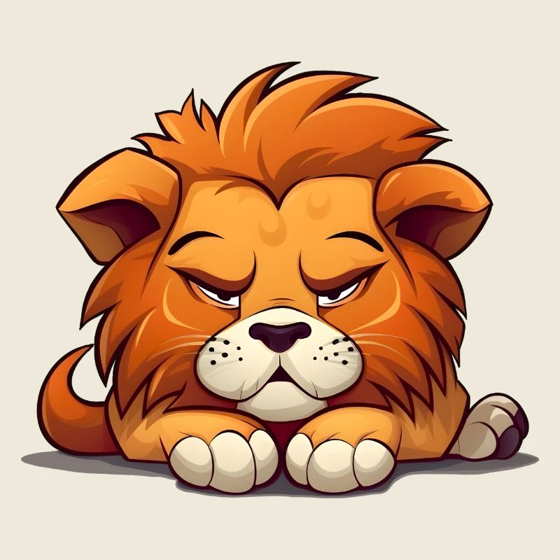 Grumpy Lion - Sprich mich nicht an