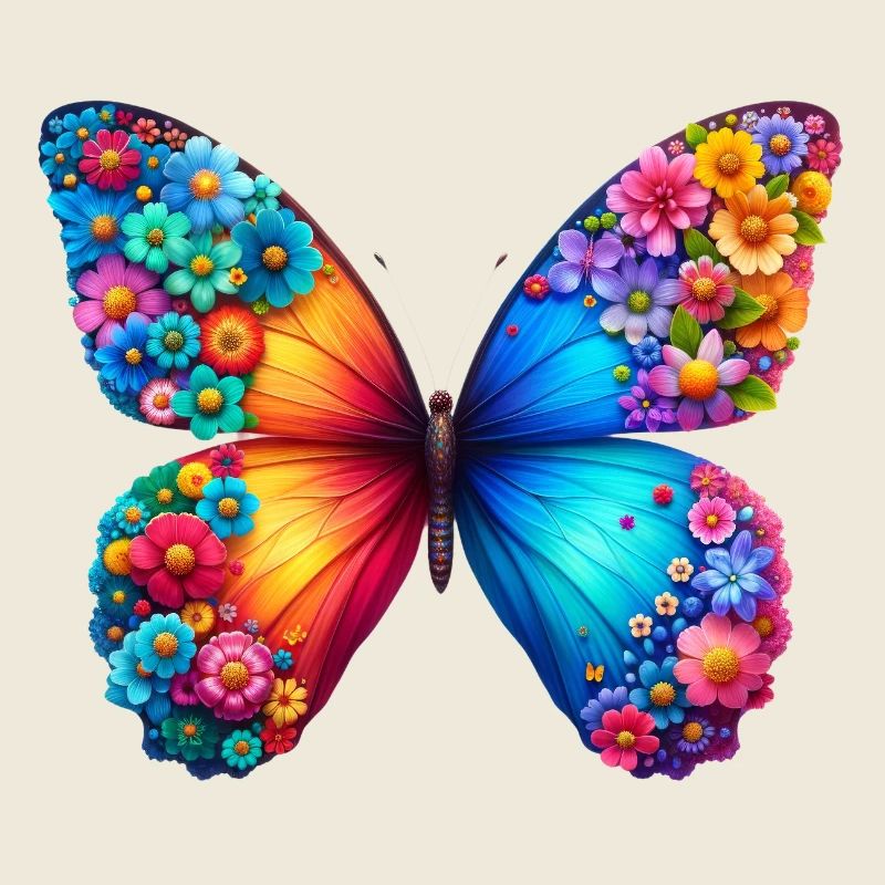 Papillon coloré inspiré de la nature Vibrations estivales