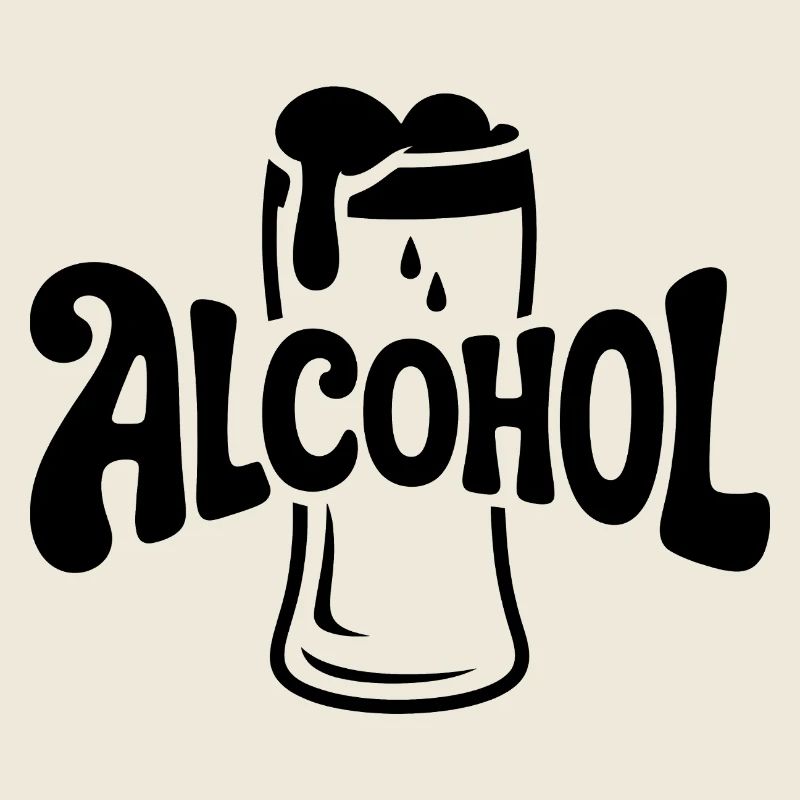 Alcool - Cool Drinking Logo