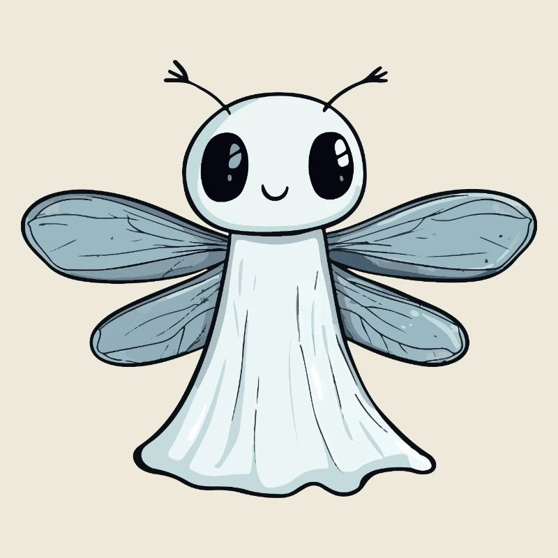 Libelle Halloween Geist