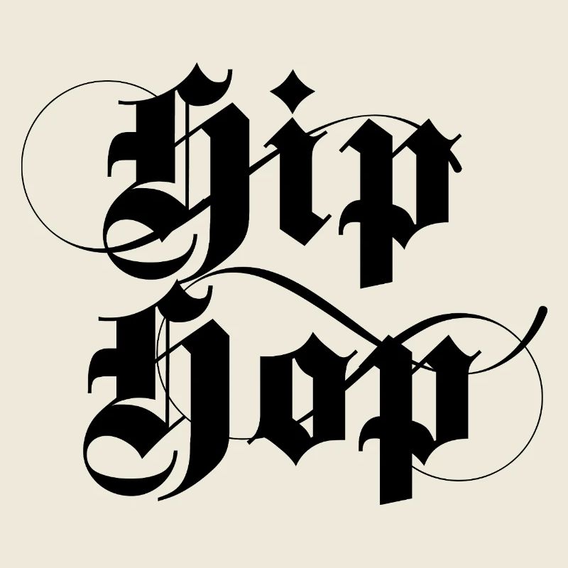 Gothic Hip Hop Musik Logo