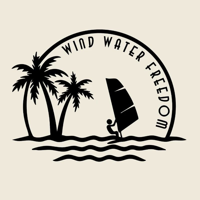 Windsurf logo round