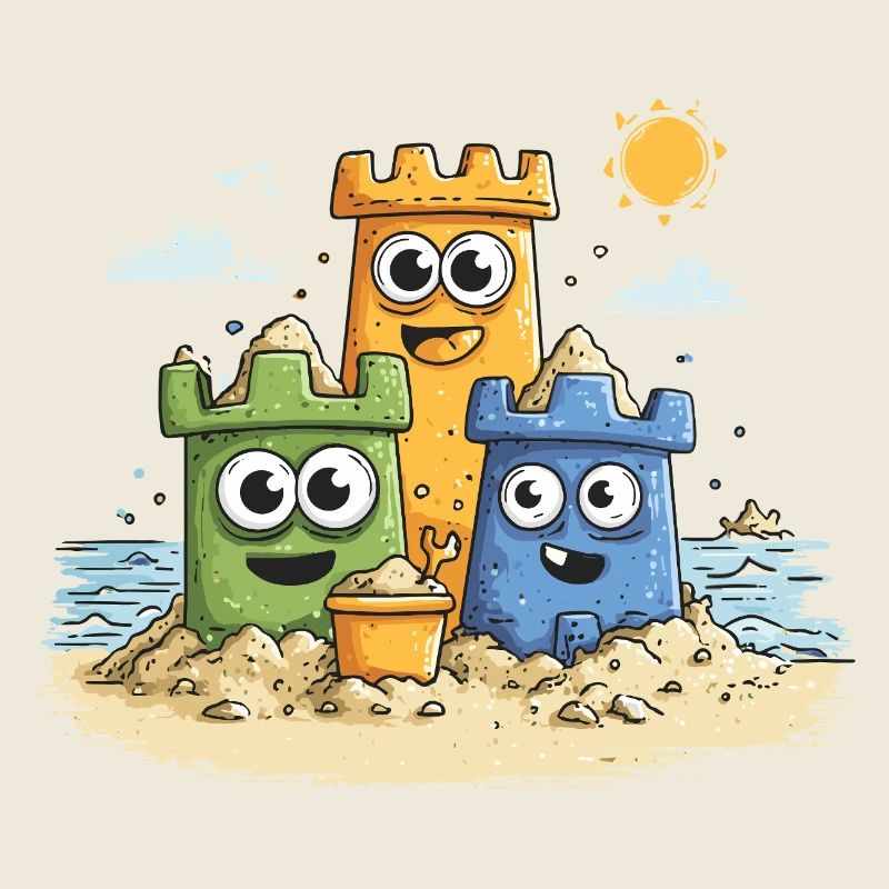 Héros bac à sable sur la plage