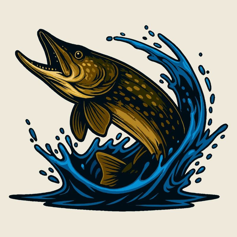 Northern Pike Fish | Customisable Edition