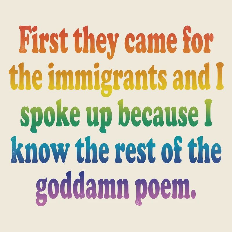 Rainbow Courage Zitat-Tee