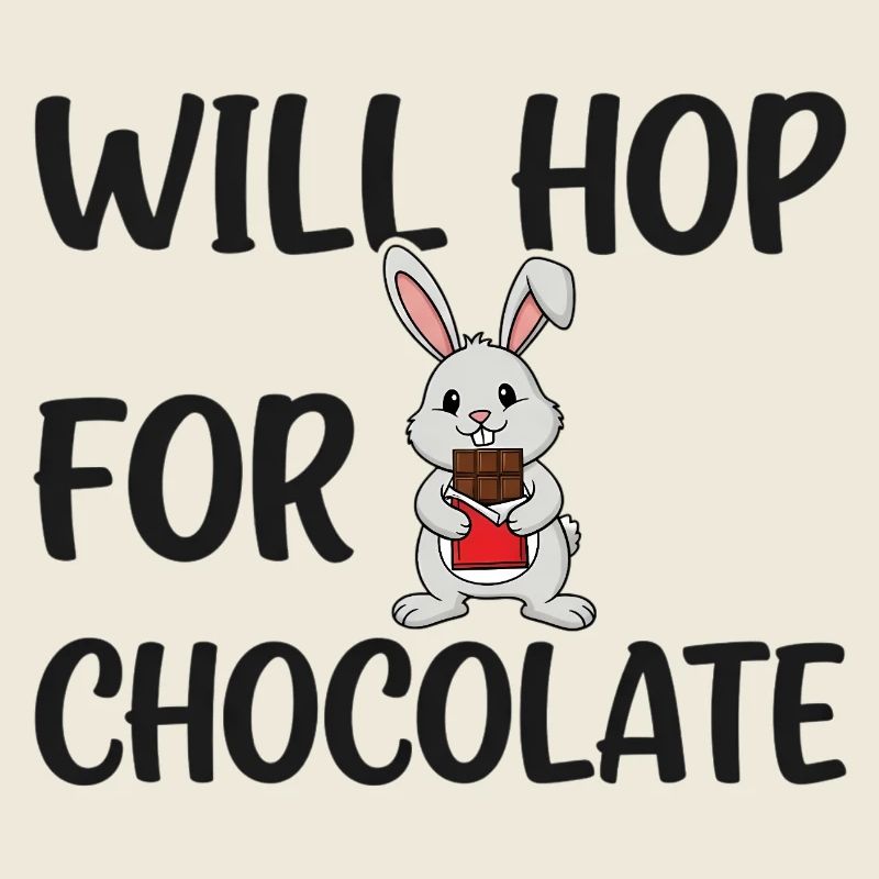 Will Hop pour le chocolat – Humour doux de Pâques
