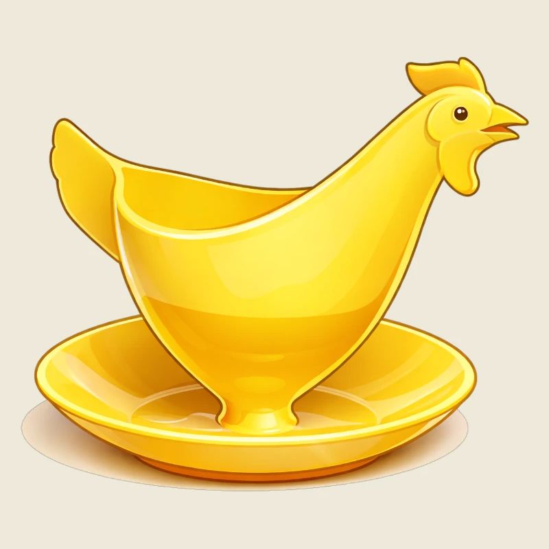 Yellow GDR egg cup, Ostalgie