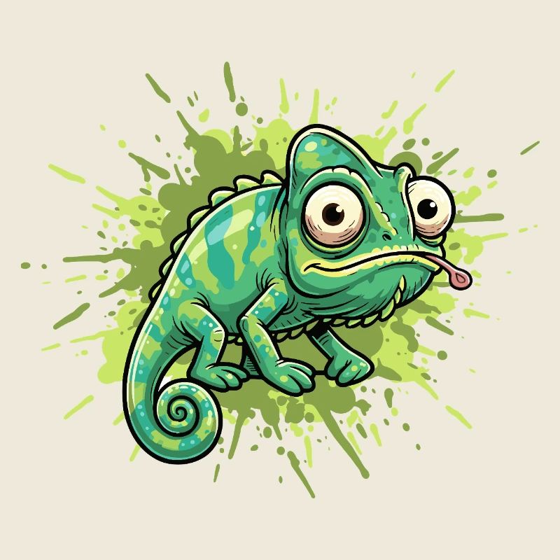 Éclaboussure de graffiti caméléon