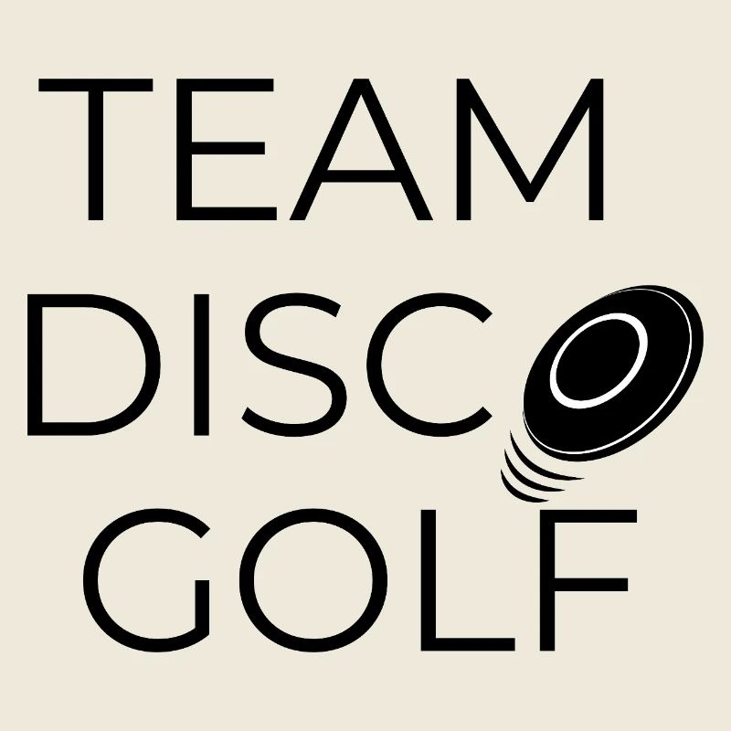Team Disco Golf - Design avec disque
