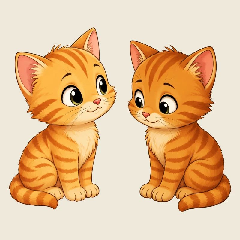 Deux mignons chatons