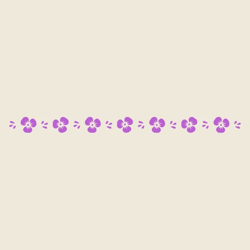 Small pansy line
