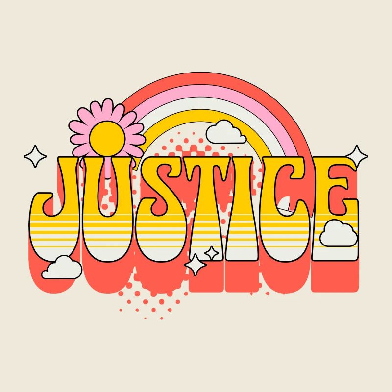 Justice, Freedom, Peace, Tolerance, Love