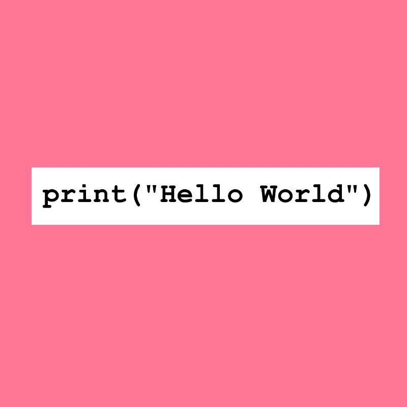 Cadeau du programme de développement Hello World Python