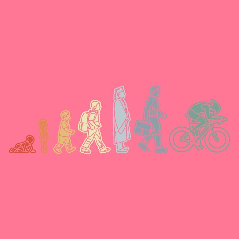 Radfahrer Evolution