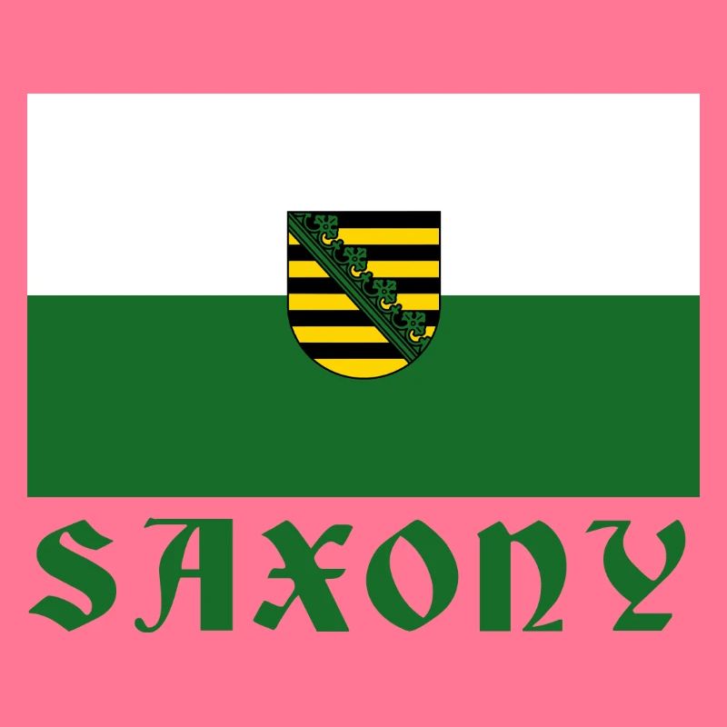 Conception de l’emblème du drapeau de la Saxe