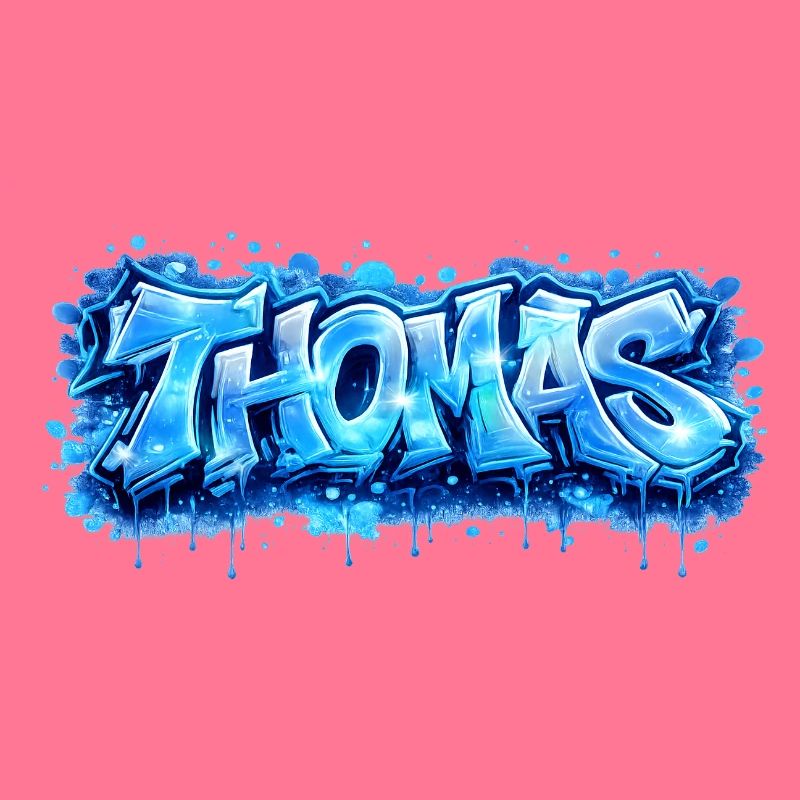 Graffiti Thomas Name Gift Ideal Printable
