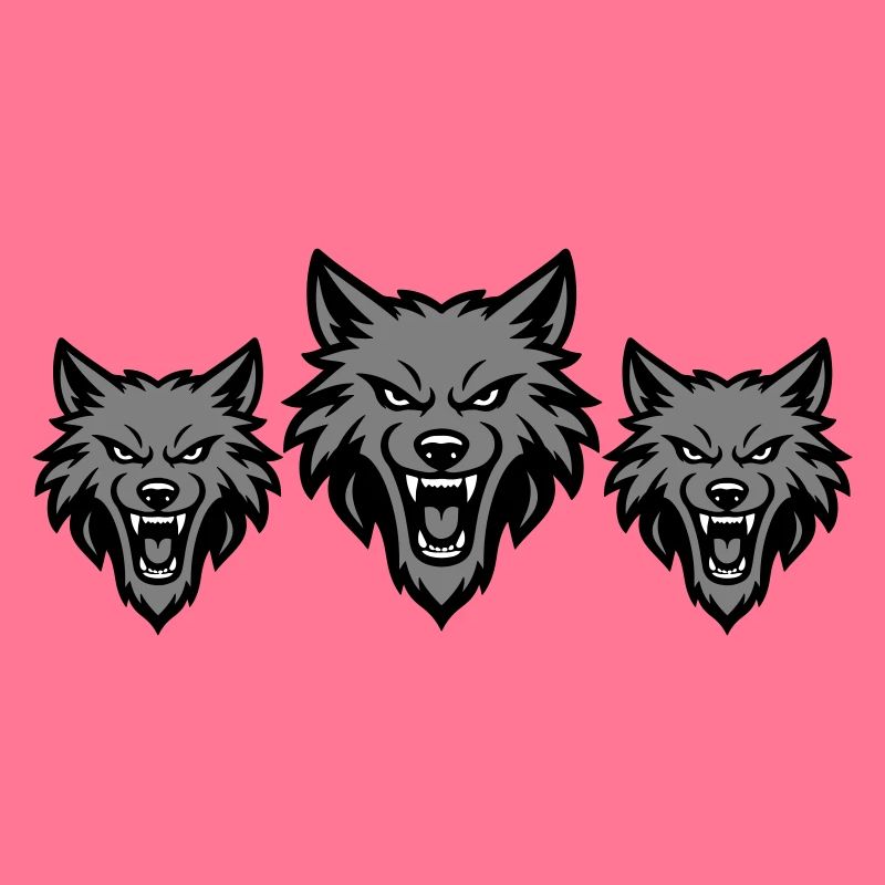 Meute d’équipe de loups
