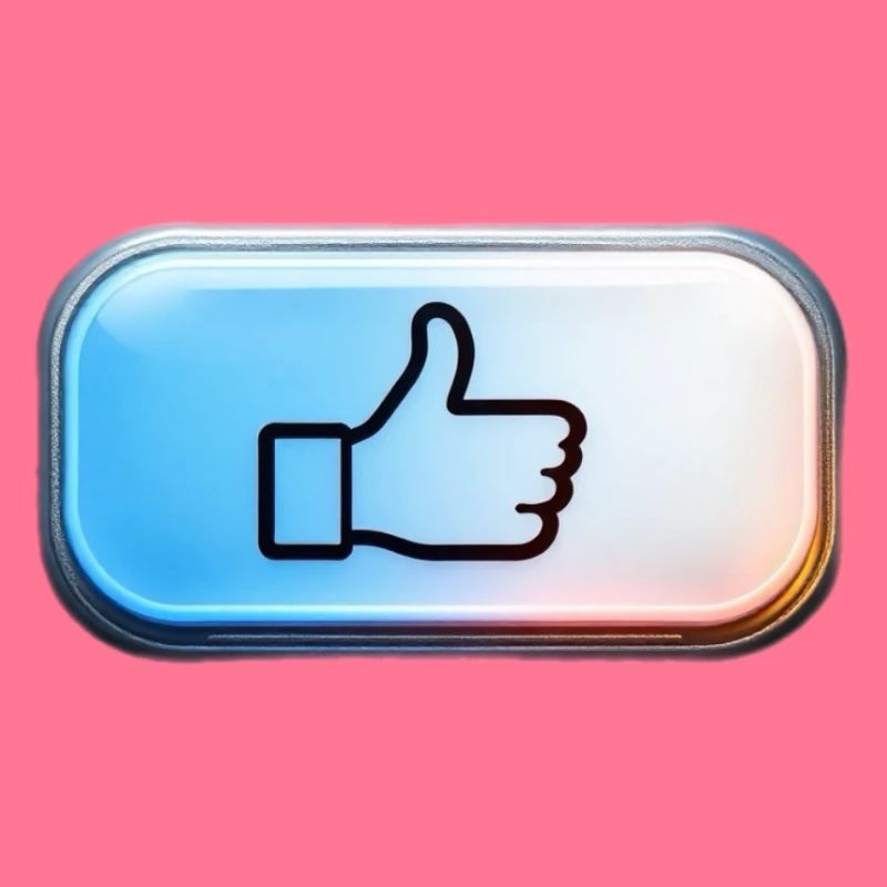 Neon Thumbs Up Gradient