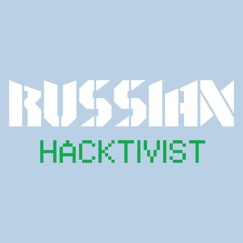 Conception de cybersécurité par hacktiviste russe