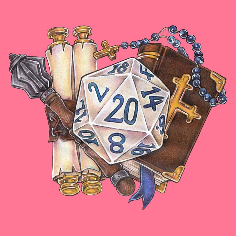 Clerc de dés de table RPG D20 Cadeau