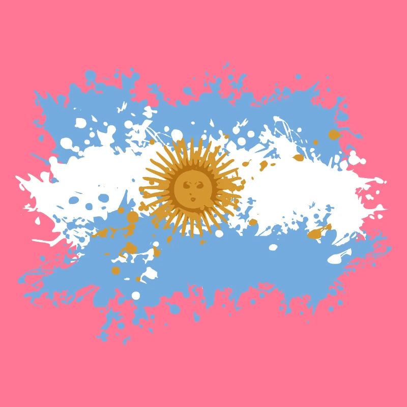 Éclaboussure du drapeau argentin