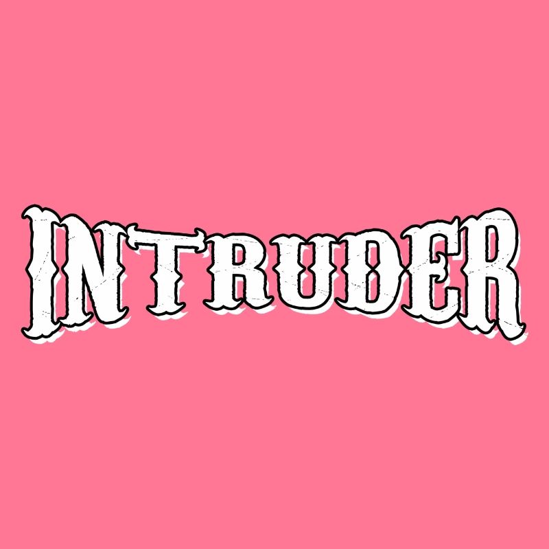 intruder hacker eindringling clan sticker computer