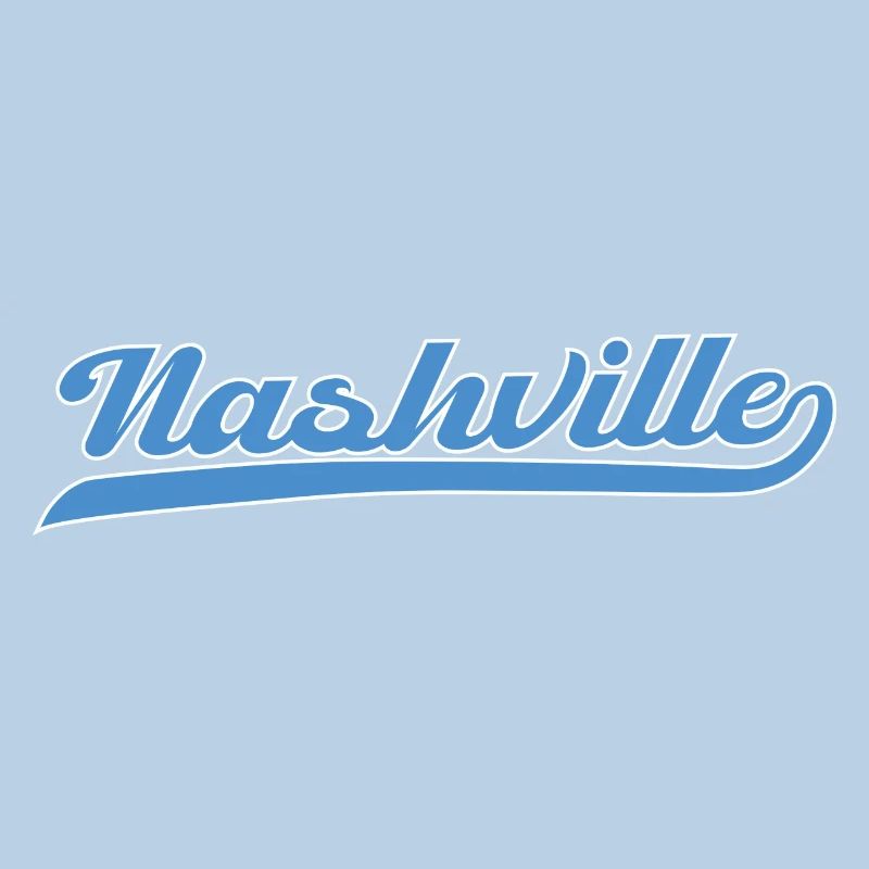 Nashville Script with Swing Line