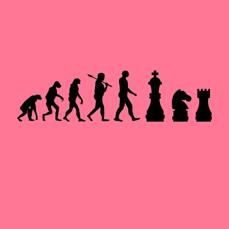 pièces d'échecs d'échecs Evolution cadeau