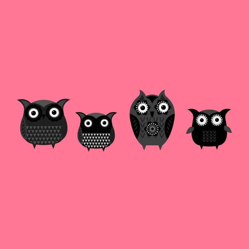 Owl, owls, owls, nerd, illustrations, comic