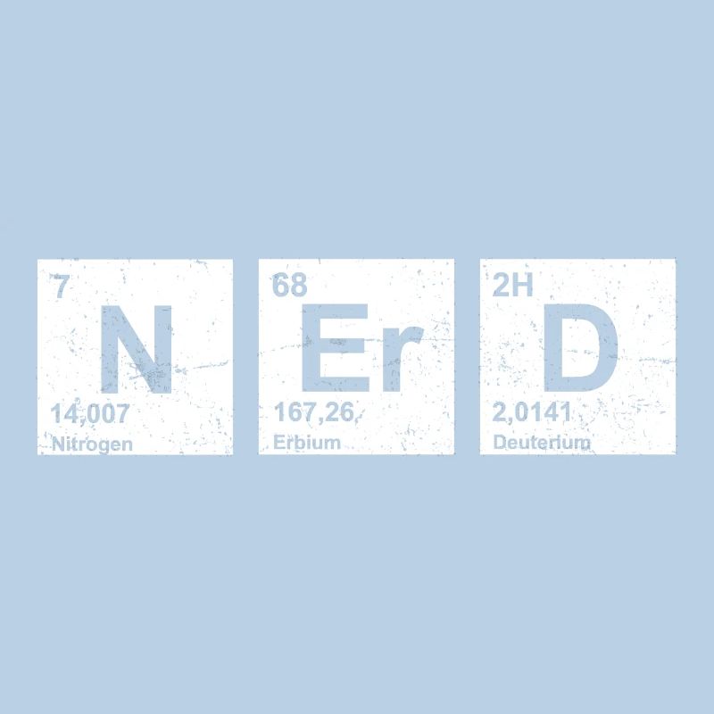 Nerd vintage Periodensystem der Elemente