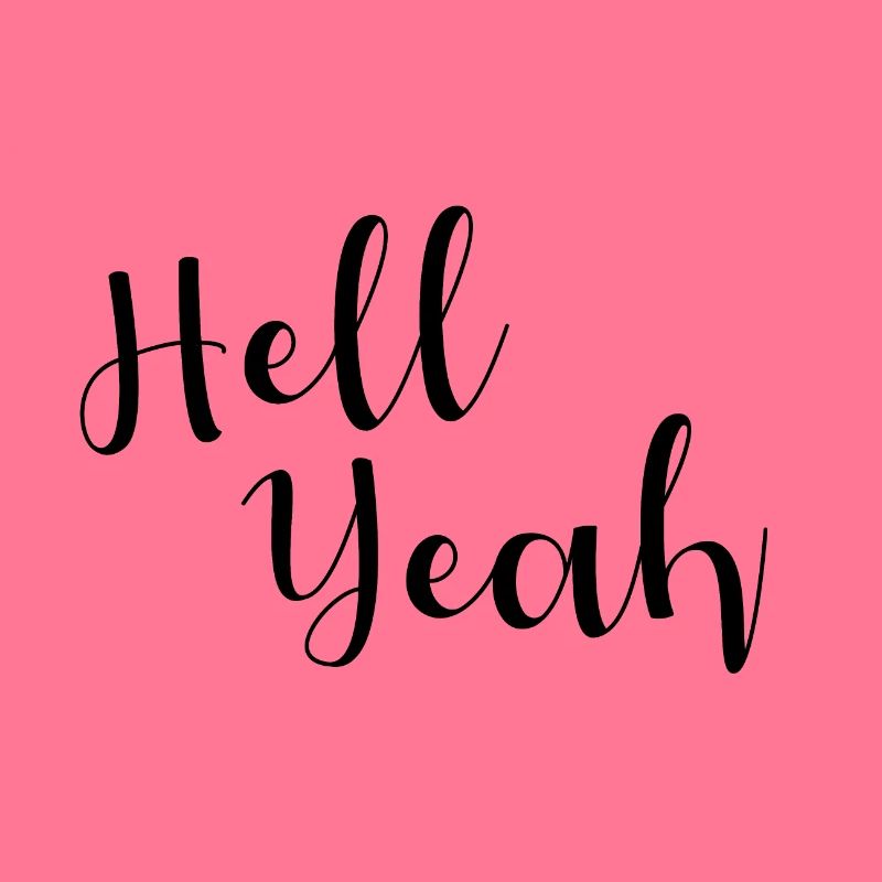 Hell Yeah Lettering