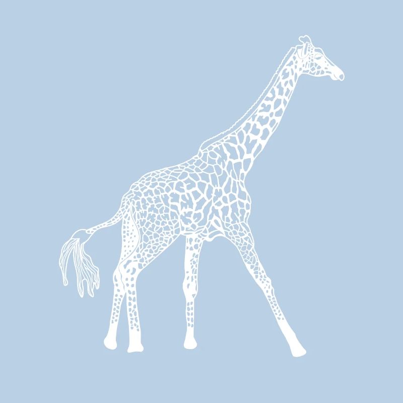 Giraffe white structure