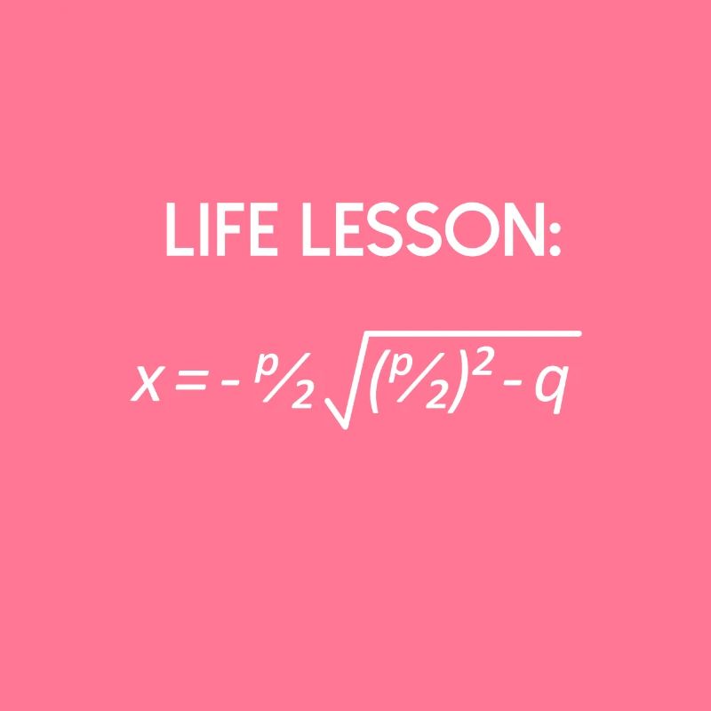 pq - Formula Life Lesson math formula