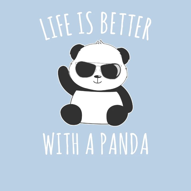 Life Is Better Withe a Panda Bambusbär Pandabär