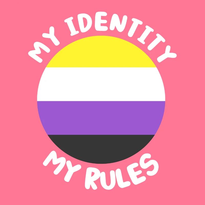 Non-binary non-binary flag LGBTQ gift