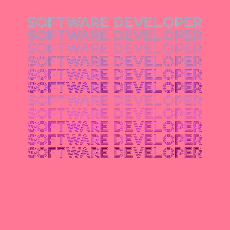 Softwareentwickler Computerprogrammierer Retro