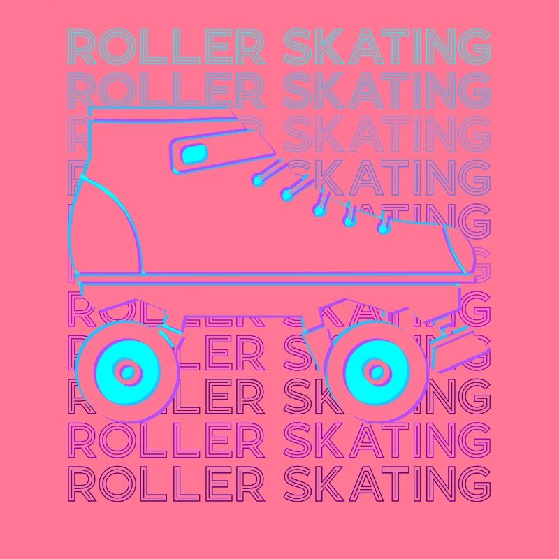 Roller Skating Roller Skaters Roller Skates Retro