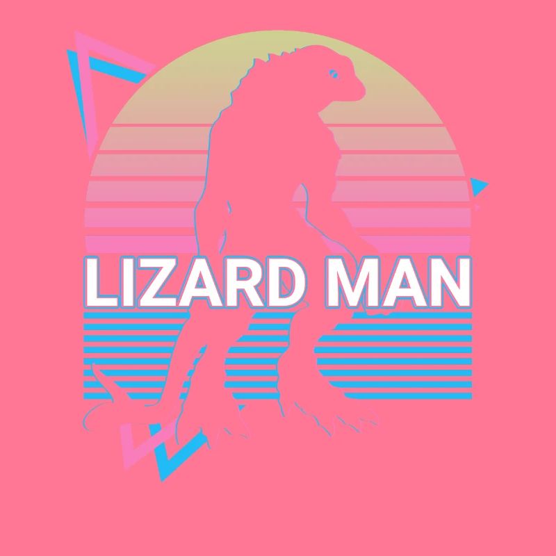 Eidechsenmann Kryptide Kryptozoologie Retro