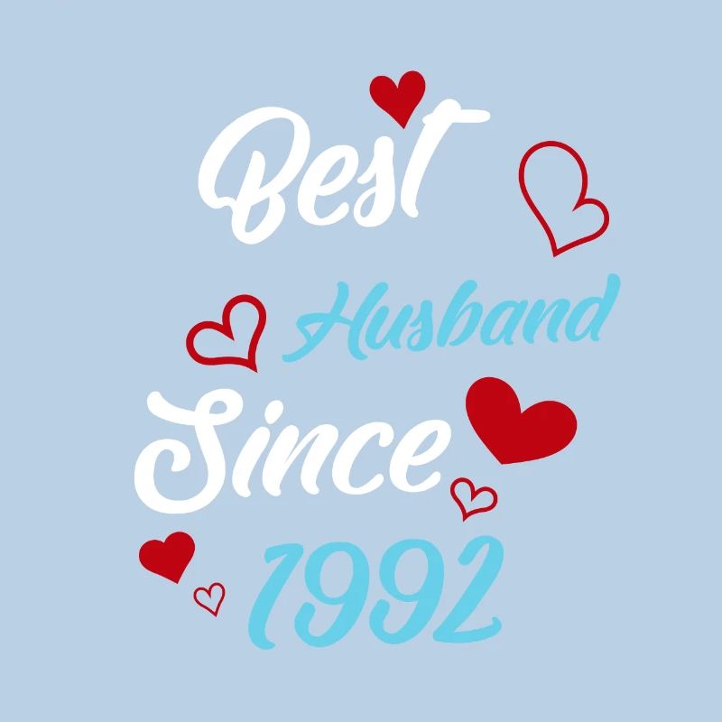 Bester Ehemann seit 1992 Hochzeit