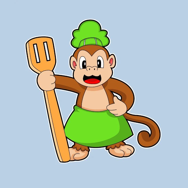Monkey Cook Spatula