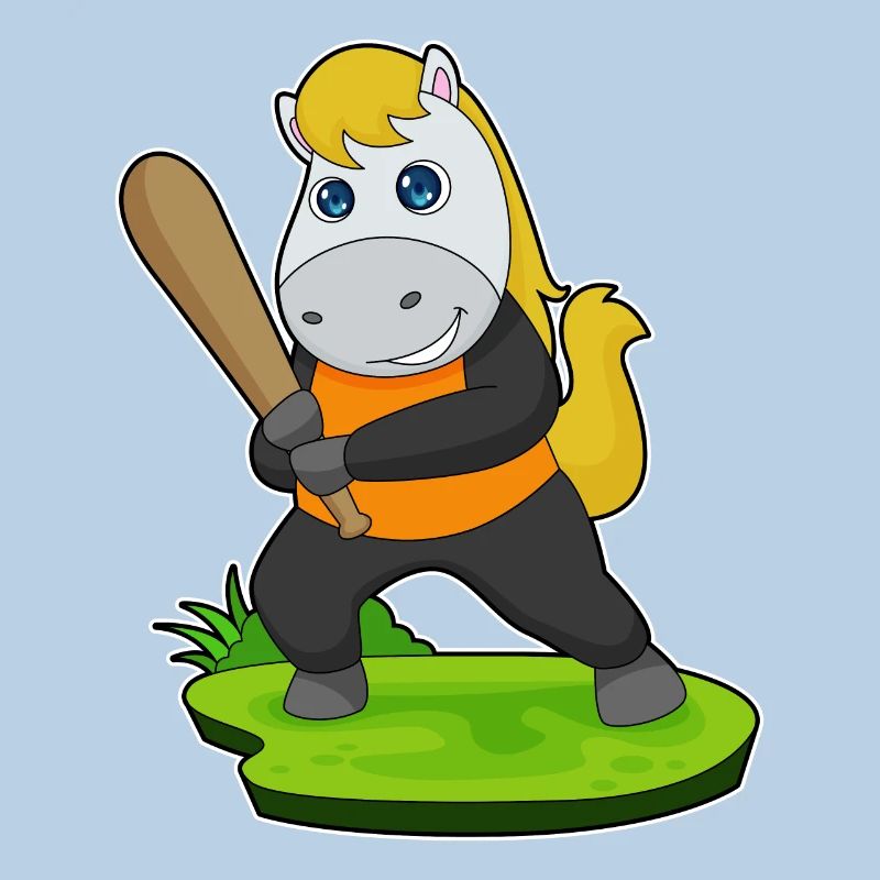Batte de baseball à cheval