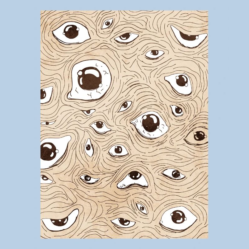 Weirdcore Aesthetic Eyes Pattern
