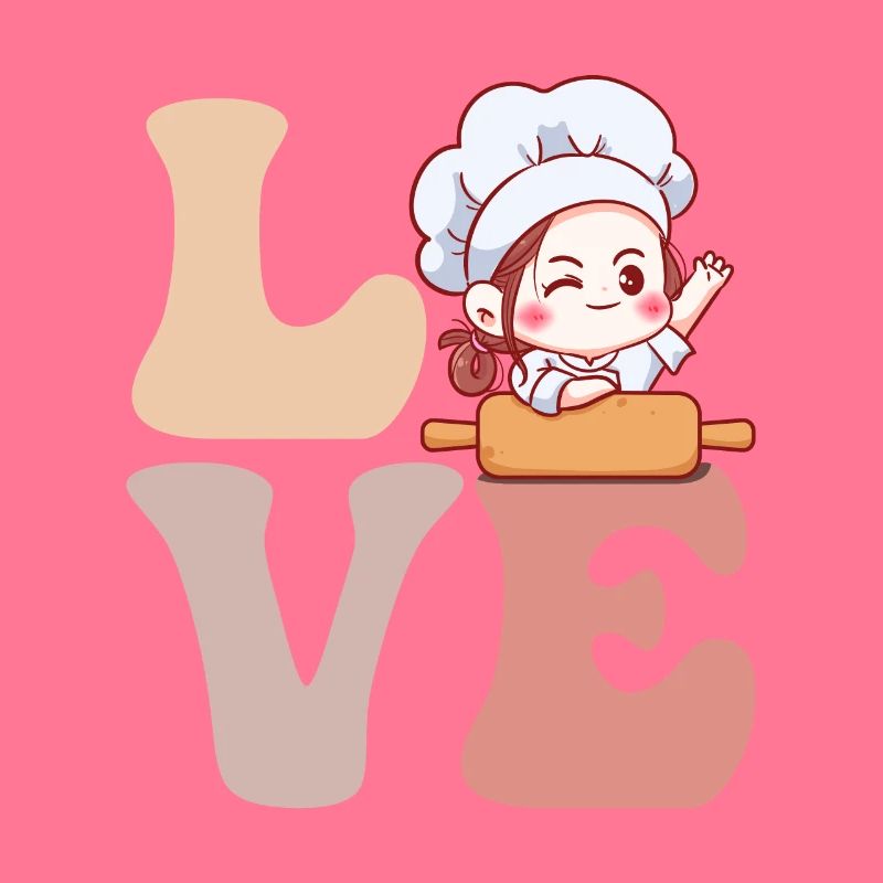 Bread baker Baking bread
