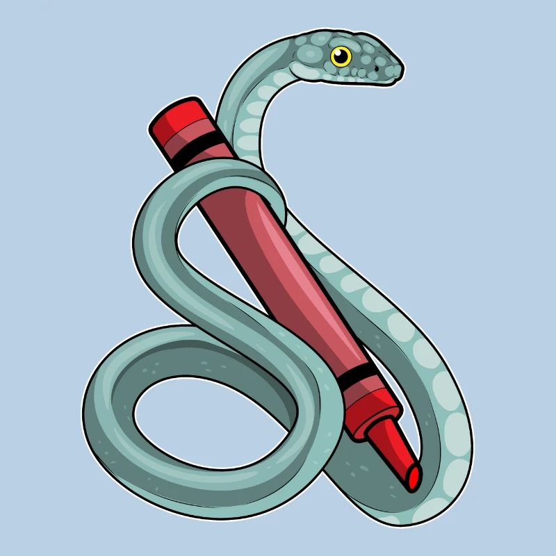 École de crayon Snake Student