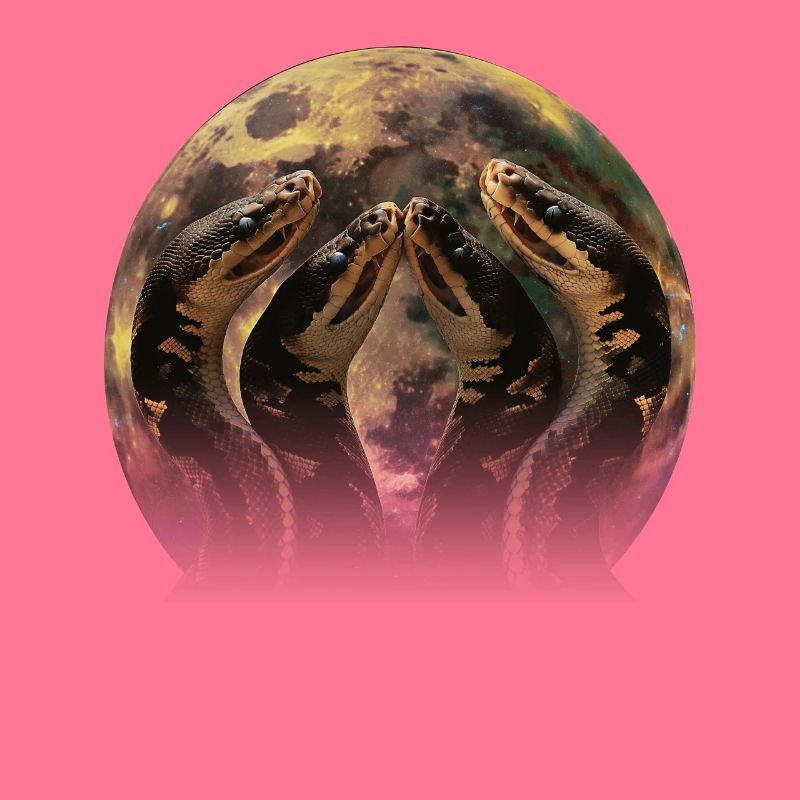 Kugelpython Schlange Heulender Mond